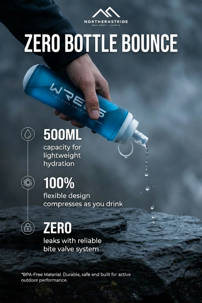 NorthernStride™ Round-Bottom Soft Water Bottle 500ML
