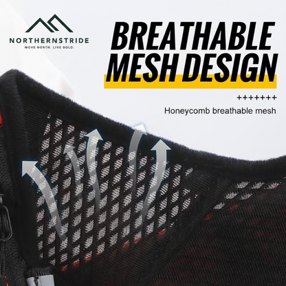 NorthernStride™ Outdoor Hydration Vest – 1.5L Water Bladder Compatible