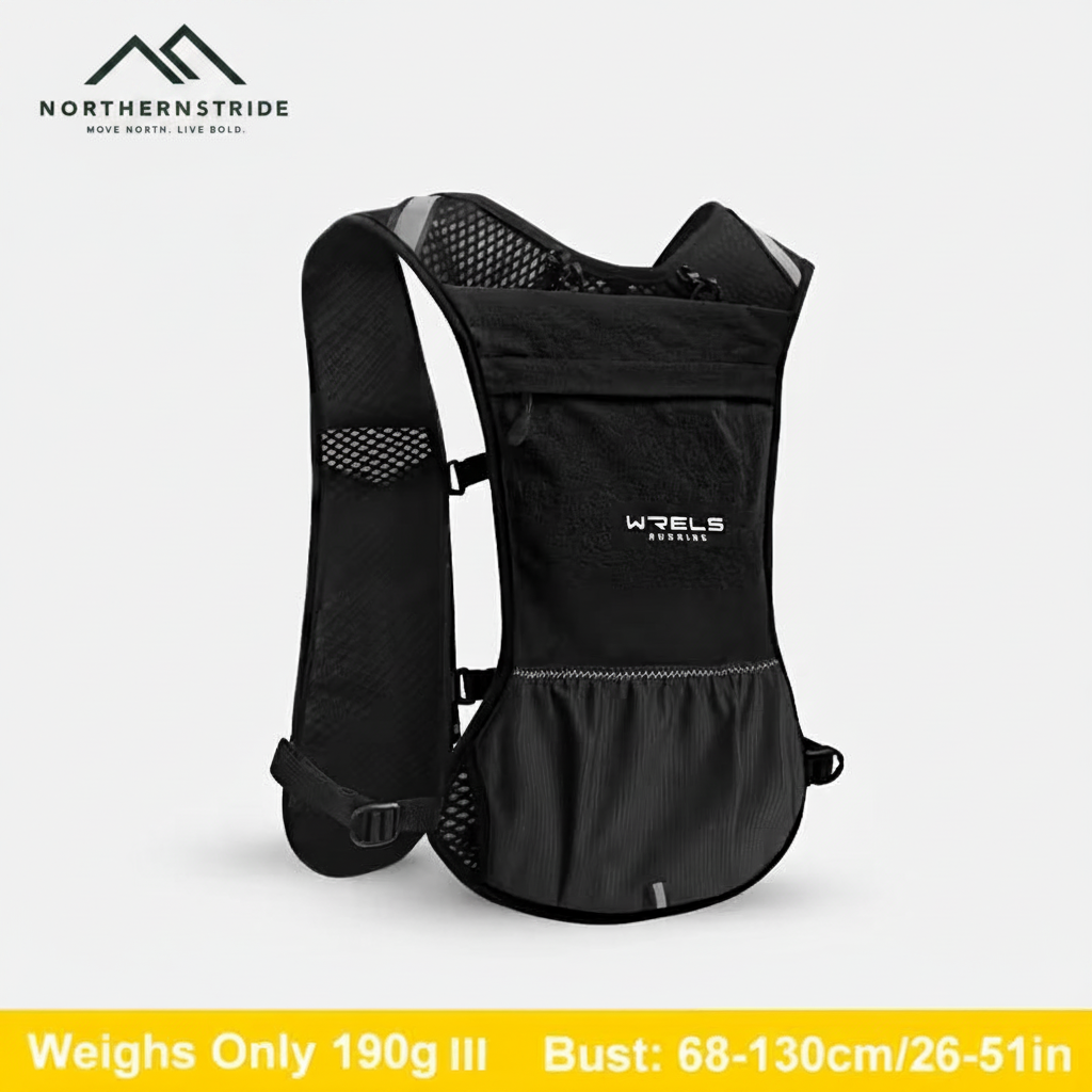 NorthernStride™ Outdoor Hydration Vest – 1.5L Water Bladder Compatible