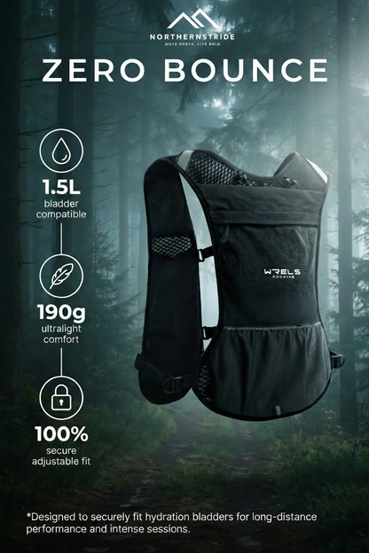 NorthernStride™ Outdoor Hydration Vest – 1.5L Water Bladder Compatible